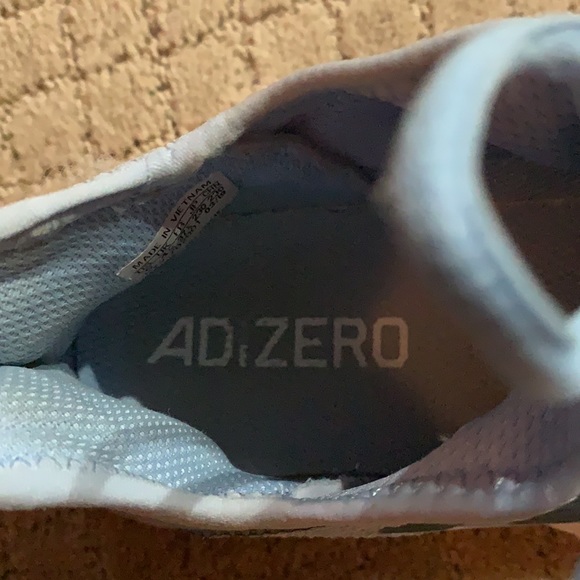 Adidas Adizero Blue Tennis Sneakers sz 6 - Picture 8 of 9